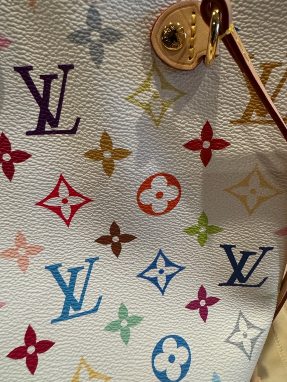 Tote Size MM Multicolor Monogram Bag - Picture 6 of 8